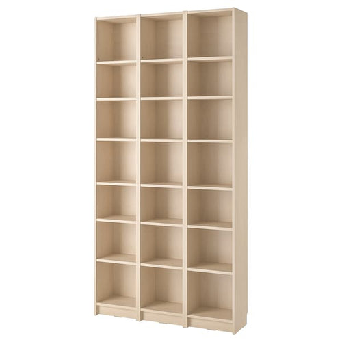 BILLY - Bookcase/elem supplement combination, birch effect,120x28x237 cm