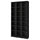 BILLY - BILLY Bookcase comb with extension units, black oak effect, 120x28x237 cm