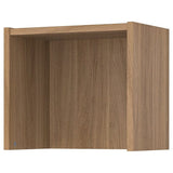 BILLY height extension unit, oak effect, 40x28x35 cm