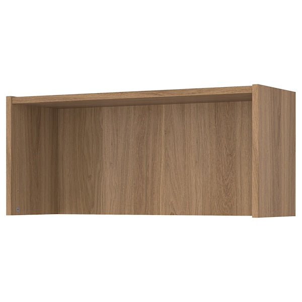 BILLY - Height extension unit, oak effect, 80x28x35 cm