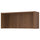 BILLY - BILLY Height extension unit, brown walnut effect, 80x28x35 cm