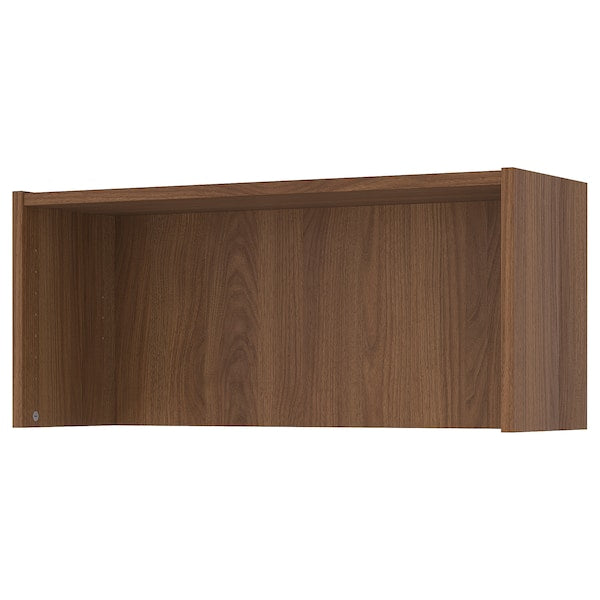 BILLY - Height extension unit, brown walnut effect, 80x28x35 cm