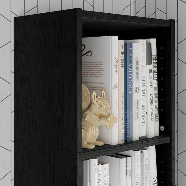 Ikea BILLY - Height extension unit, black oak effect, 40x28x35 cm