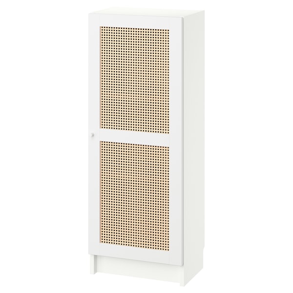 BILLY / HÖGADAL - Bookcase with door, white, 40x30x106 cm
