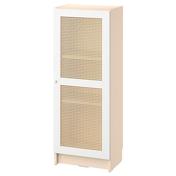 BILLY / HÖGADAL - Bookcase with door, birch effect,40x30x106 cm