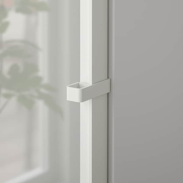 BILLY / HÖGBO - Bookcase combination w glass doors, white, 40x30x202 cm - best price from Maltashopper.com 89494423