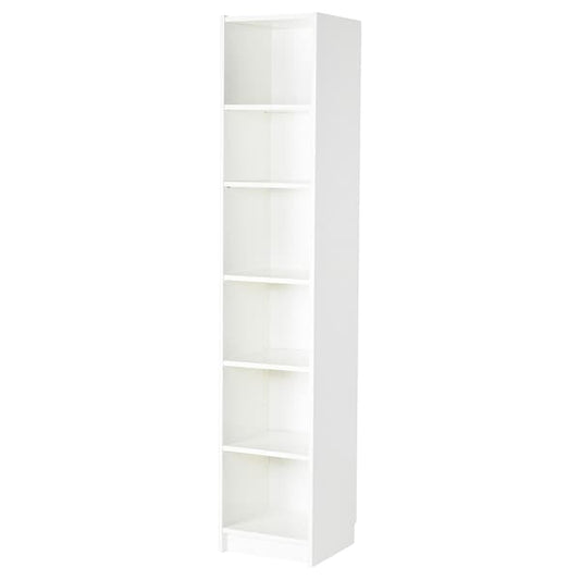 Ikea BILLY - Bookcase, white, 40x40x202 cm