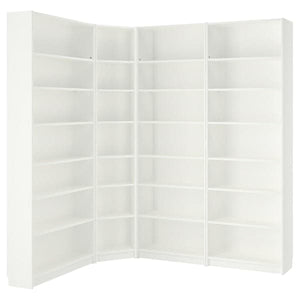 Ikea BILLY - Bookcase, white, 215/135x28x237 cm