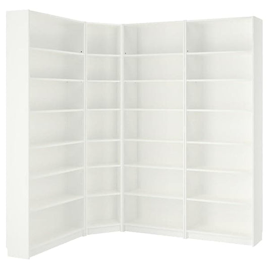 Ikea BILLY - Bookcase, white, 215/135x28x237 cm