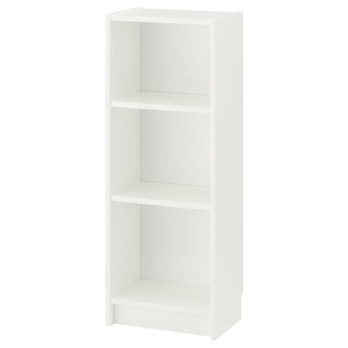 BILLY - Bookcase, white, 40x28x106 cm