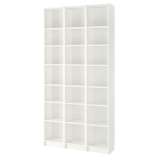 BILLY - Bookcase, white, 120x28x237 cm - best price from Maltashopper.com 39017839