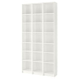 BILLY bookcase, white, 120x28x237 cm