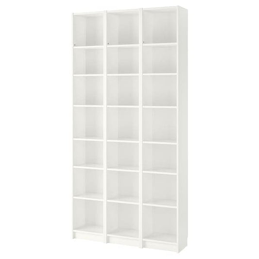 Ikea BILLY - Bookcase, white, 120x28x237 cm