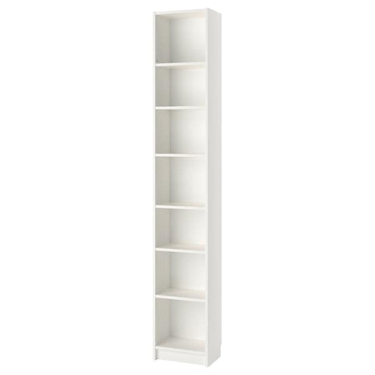Ikea BILLY - Bookcase, white, 40x28x237 cm