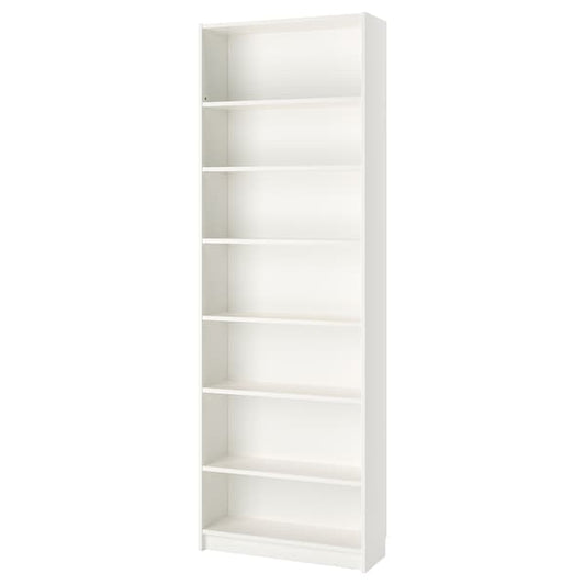 Ikea BILLY - Bookcase, white, 80x28x237 cm