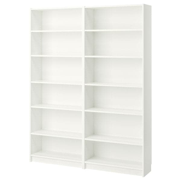 BILLY - Bookcase, white, 160x28x202 cm - best price from Maltashopper.com 79017837