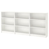 BILLY bookcase, white, 240x28x106 cm