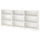 BILLY - BILLY Bookcase, white, 240x28x106 cm