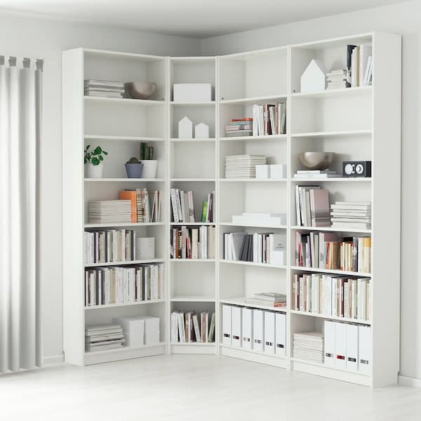 BILLY - Bookcase, white, 215/135x28x237 cm - best price from Maltashopper.com 59017838