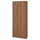 BILLY - BILLY Bookcase with doors, brown walnut effect, 80x30x202 cm