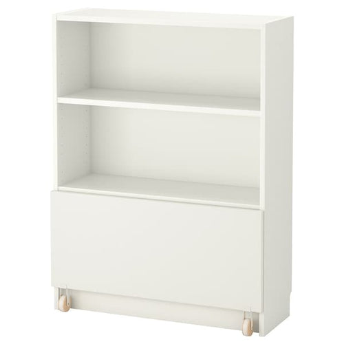 BILLY - Bookcase with drawer, white, 80x30x106 cm