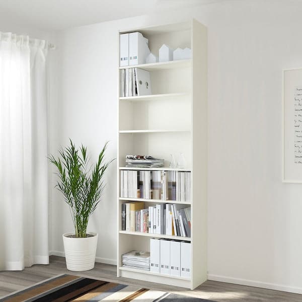 BILLY Library with top element - white 80x40x237 cm , 80x40x237 cm - best price from Maltashopper.com 49396660
