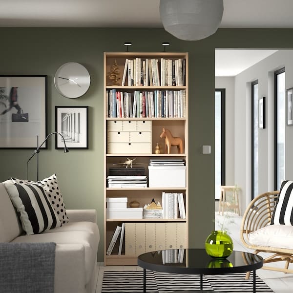 Ikea BILLY - Bookcase, birch effect,80x28x202 cm