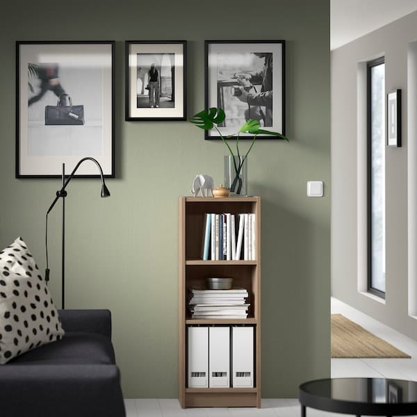 Ikea BILLY - Bookcase, oak effect, 40x28x106 cm