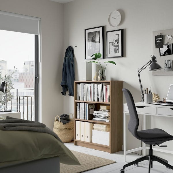 Ikea BILLY - Bookcase, oak effect, 80x28x106 cm