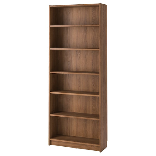 BILLY - Bookcase, brown walnut effect, 80x28x202 cm