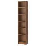 BILLY bookcase, brown walnut effect, 40x28x202 cm