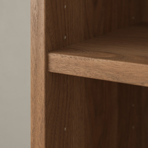 BILLY - Bookcase, brown walnut effect, 80x28x106 cm