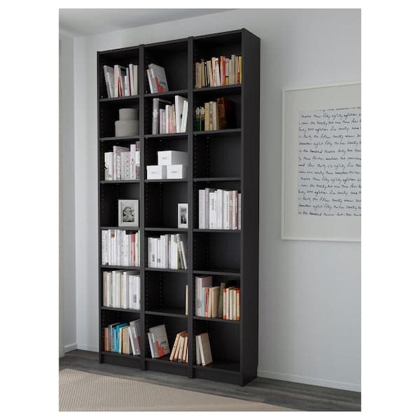 BILLY - Bookcase, black-brown - Premium Bookcases & Standing Shelves from Ikea - Just €389.99! Shop now at Maltashopper.com