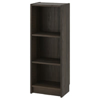 BILLY - Bookcase, dark brown oak effect,40x28x106 cm