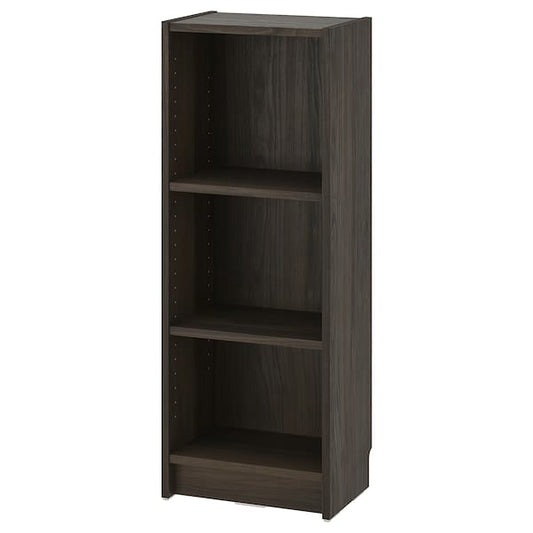 Ikea BILLY - Bookcase, dark brown oak effect,40x28x106 cm