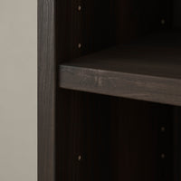 BILLY - Bookcase, dark brown oak effect,40x28x106 cm