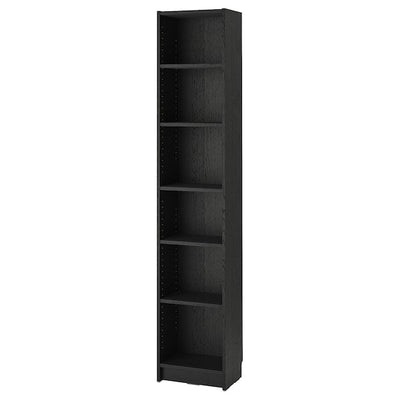 BILLY - Bookcase, black oak effect, 40x28x202 cm - best price from Maltashopper.com 70477334