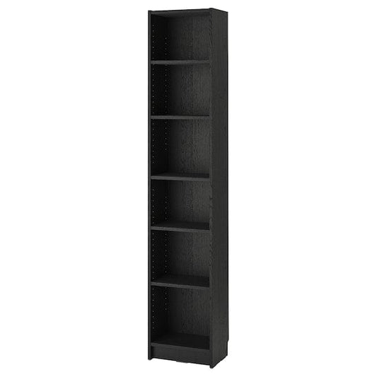 Ikea BILLY - Bookcase, black oak effect, 40x28x202 cm