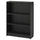 BILLY - BILLY Bookcase, black oak effect, 80x28x106 cm