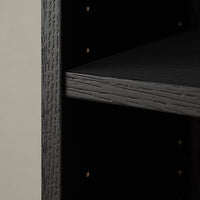BILLY - Bookcase, black oak effect, 40x28x106 cm
