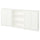 BILLY / OXBERG - BILLY / OXBERG Bookcase combination with doors, white, 240x30x106 cm