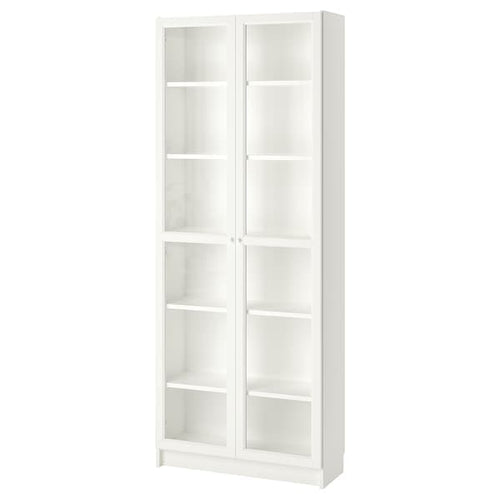 BILLY / OXBERG - Bookcase, white, 80x30x202 cm