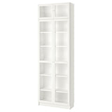 BILLY / OXBERG bookcase, white, 80x30x237 cm
