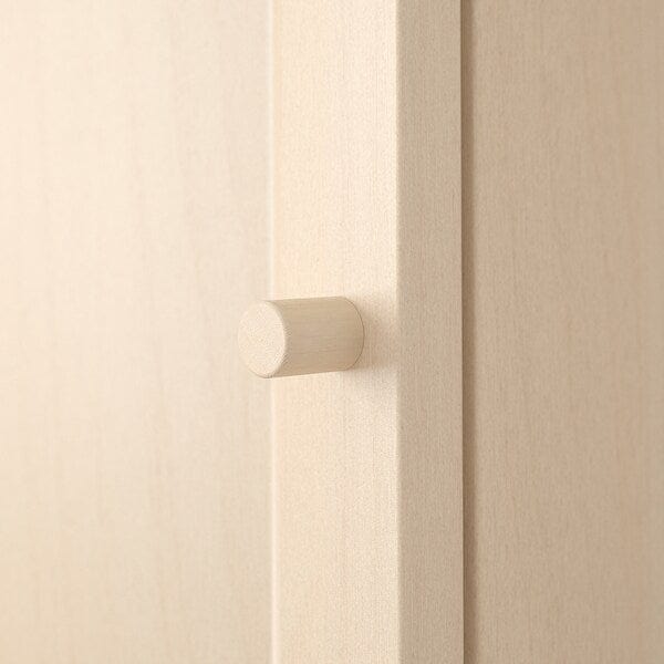 Ikea BILLY / OXBERG - Bookcase with door, birch effect,40x30x106 cm