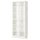 BILLY / OXBERG bookcase with glass-doors, white/glass, 80x41x202 cm