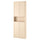 BILLY / OXBERG bookcase w doors/extension unit, birch effect, 80x30x237 cm
