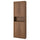 BILLY / OXBERG - BILLY / OXBERG Bookcase w doors/extension unit, brown walnut effect, 80x30x237 cm