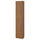 BILLY / OXBERG - BILLY / OXBERG Bookcase with doors, brown walnut effect, 40x30x202 cm