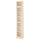 BILLY / OXBERG - Bookcase with glass doors/elem suppl, birch effect,40x30x237 cm