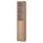 BILLY / OXBERG - BILLY / OXBERG Bookcase with panel/glass door, oak effect, 40x30x202 cm